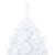 Brad Crăciun pre-iluminat artificial set globuri alb 180 cm PVC GartenMobel Dekor