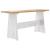 Set mobilier bucătărie „REINE”, 3piese, maro miere&alb lemn pin GartenMobel Dekor