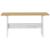 Set mobilier bucătărie „REINE”, 3piese, maro miere&alb lemn pin GartenMobel Dekor