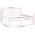 Pat box spring cu saltea, crem, 200x200 cm, textil GartenMobel Dekor