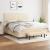 Pat continental cu saltea, crem, 180x200 cm, textil GartenMobel Dekor