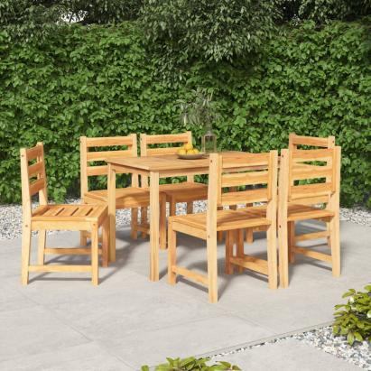 Set mobilier de grădină, 7 piese, lemn masiv de tec GartenMobel Dekor