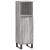 Set mobilier de baie, 3 piese, gri sonoma, lemn prelucrat GartenMobel Dekor