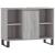 Set mobilier de baie, 3 piese, gri sonoma, lemn prelucrat GartenMobel Dekor