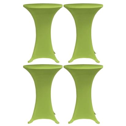 Husă elastică pentru masă, 4 buc., verde, 80 cm GartenMobel Dekor