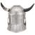 Coif de viking fantezie, jocuri de rol, argintiu, oțel GartenMobel Dekor