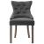 Scaune de sufragerie, 4 buc. gri material textil GartenMobel Dekor