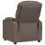 Fotoliu de masaj electric rabatabil, gri taupe, textil GartenMobel Dekor
