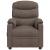 Fotoliu de masaj electric rabatabil, gri taupe, textil GartenMobel Dekor