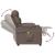 Fotoliu de masaj electric rabatabil, gri taupe, textil GartenMobel Dekor