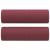 Set canapea cu perne, 2 piese, roșu vin, material textil GartenMobel Dekor