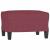 Set canapea cu perne, 3 piese, roșu vin, material textil GartenMobel Dekor