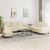 Set de canapele, 3 piese, crem, material GartenMobel Dekor