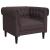 Set canapele, 3 piese, maro închis, material textil GartenMobel Dekor