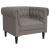Set de canapele, 3 piese, gri taupe, textil GartenMobel Dekor
