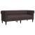 Set canapele, 2 piese, maro închis, material textil GartenMobel Dekor