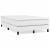 Pat box spring cu saltea, alb, 120x190 cm, piele ecologică GartenMobel Dekor