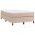 Pat box spring cu saltea, cappuccino, 120x190cm piele ecologică GartenMobel Dekor