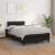 Pat box spring cu saltea, negru, 120x190 cm, piele ecologică GartenMobel Dekor