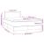 Pat box spring cu saltea, alb, 120x190 cm, piele ecologică GartenMobel Dekor