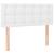 Pat box spring cu saltea, alb, 120x190 cm, piele ecologică GartenMobel Dekor