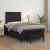Pat box spring cu saltea, negru, 120x190 cm, piele ecologică GartenMobel Dekor