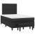 Pat box spring cu saltea, negru, 120x190 cm, piele ecologică GartenMobel Dekor