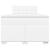 Pat box spring cu saltea, alb, 120x190 cm, piele ecologică GartenMobel Dekor