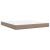 Pat box spring cu saltea, cappuccino, 180x200cm piele ecologică GartenMobel Dekor