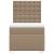 Pat box spring cu saltea, cappuccino, 90x200 cm piele ecologică GartenMobel Dekor