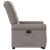 Fotoliu electric rabatabil cu ridicare, gri taupe, textil GartenMobel Dekor