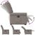 Fotoliu electric rabatabil cu ridicare, gri taupe, textil GartenMobel Dekor