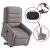 Fotoliu electric rabatabil cu ridicare, gri taupe, textil GartenMobel Dekor