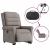 Fotoliu electric rabatabil cu ridicare, gri taupe, textil GartenMobel Dekor