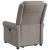 Fotoliu electric rabatabil cu ridicare, gri taupe, textil GartenMobel Dekor