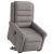 Fotoliu electric rabatabil cu ridicare, gri taupe, textil GartenMobel Dekor