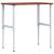 Banc lucru maro 100x60x(71,5-98)cm lemn masiv stejar dreptunghi GartenMobel Dekor
