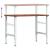 Banc lucru maro 100x60x(71,5-98)cm lemn masiv stejar dreptunghi GartenMobel Dekor