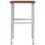 Banc lucru maro 100x60x(71,5-98)cm lemn masiv stejar dreptunghi GartenMobel Dekor