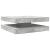 Măsuță cafea rotativă 360 grade, gri beton 90x90x34,5 cm GartenMobel Dekor
