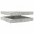Măsuță cafea rotativă 360 grade, gri beton 90x90x34,5 cm GartenMobel Dekor