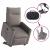 Fotoliu electric rabatabil cu ridicare, gri taupe, textil GartenMobel Dekor