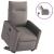 Fotoliu electric rabatabil cu ridicare, gri taupe, textil GartenMobel Dekor