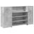Birou de recepție Gri beton 180x50x103,5 cm Lemn prelucrat GartenMobel Dekor