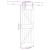 Ușă glisantă cu set de feronerie 70x210 cm, lemn masiv de pin GartenMobel Dekor