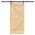 Ușă glisantă cu set feronerie, 100x210 cm, lemn masiv de pin GartenMobel Dekor