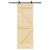 Ușă glisantă cu set de feronerie 70x210 cm, lemn masiv de pin GartenMobel Dekor