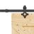 Ușă glisantă cu set de feronerie 70x210 cm, lemn masiv de pin GartenMobel Dekor