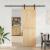 Ușă glisantă cu set de feronerie 70x210 cm, lemn masiv de pin GartenMobel Dekor