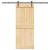 Ușă glisantă cu set de feronerie 85x210 cm, lemn masiv de pin GartenMobel Dekor